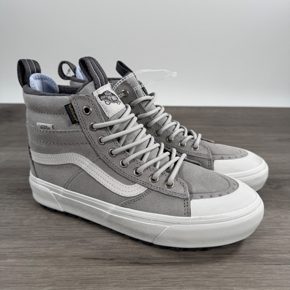 Vans Men's Sk8-Hi MTE Waterproof Boots Gray Mens Size 7.5 Womens 9